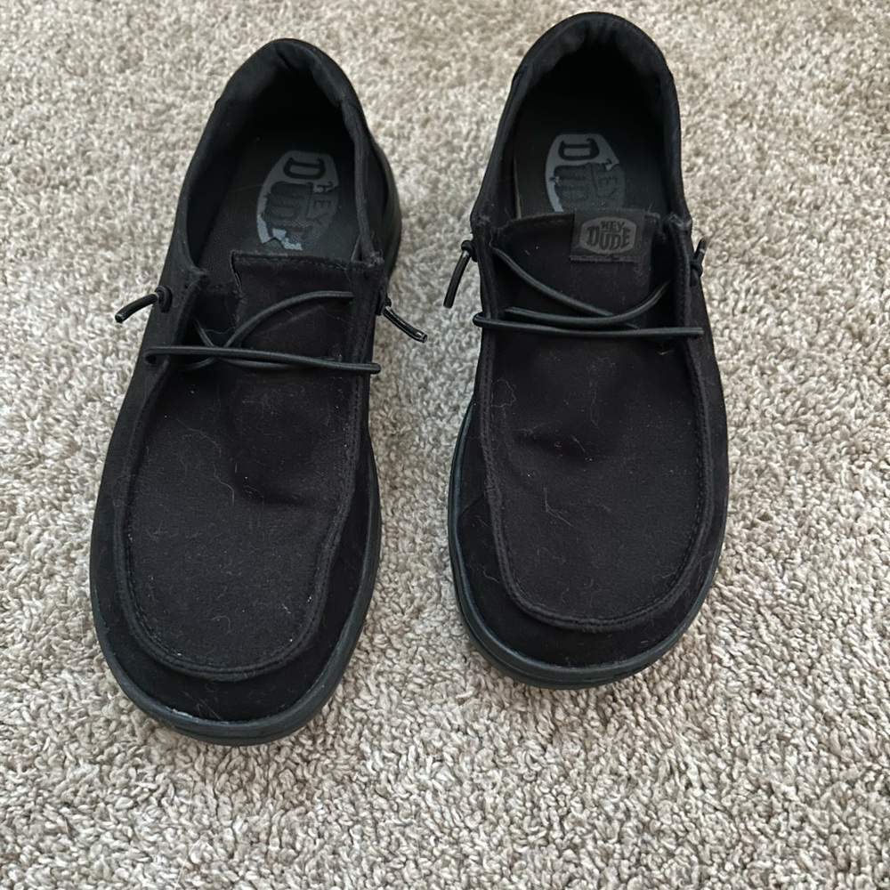 Hey Dude Black Loafers